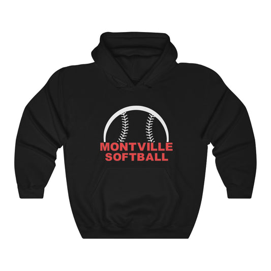 Montville Softball Unisex Heavy Blend™ Hooded Sweatshirt
