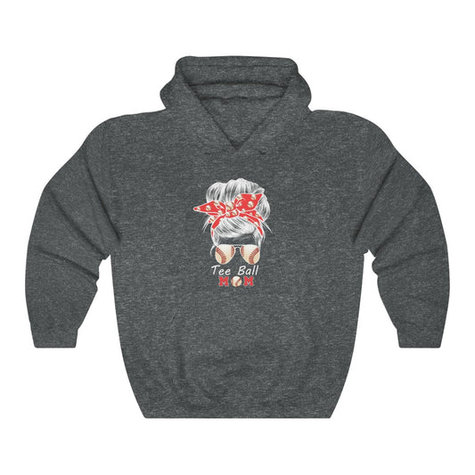 Tee Ball Mom Unisex Heavy Blend™ Hooded Sweatshirt