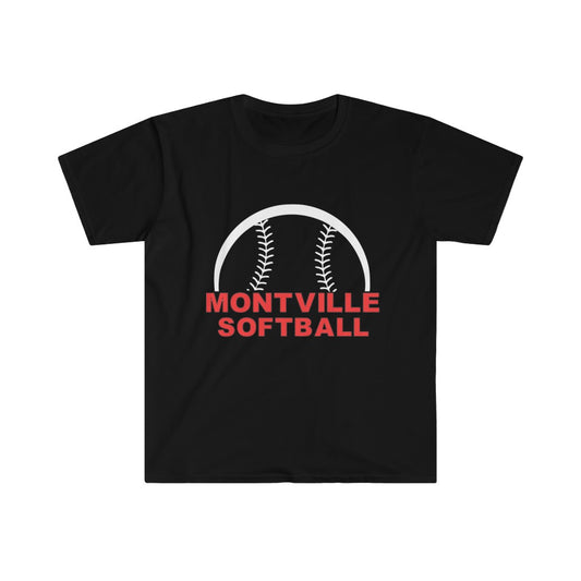 Montville Softball Unisex Softstyle T-Shirt