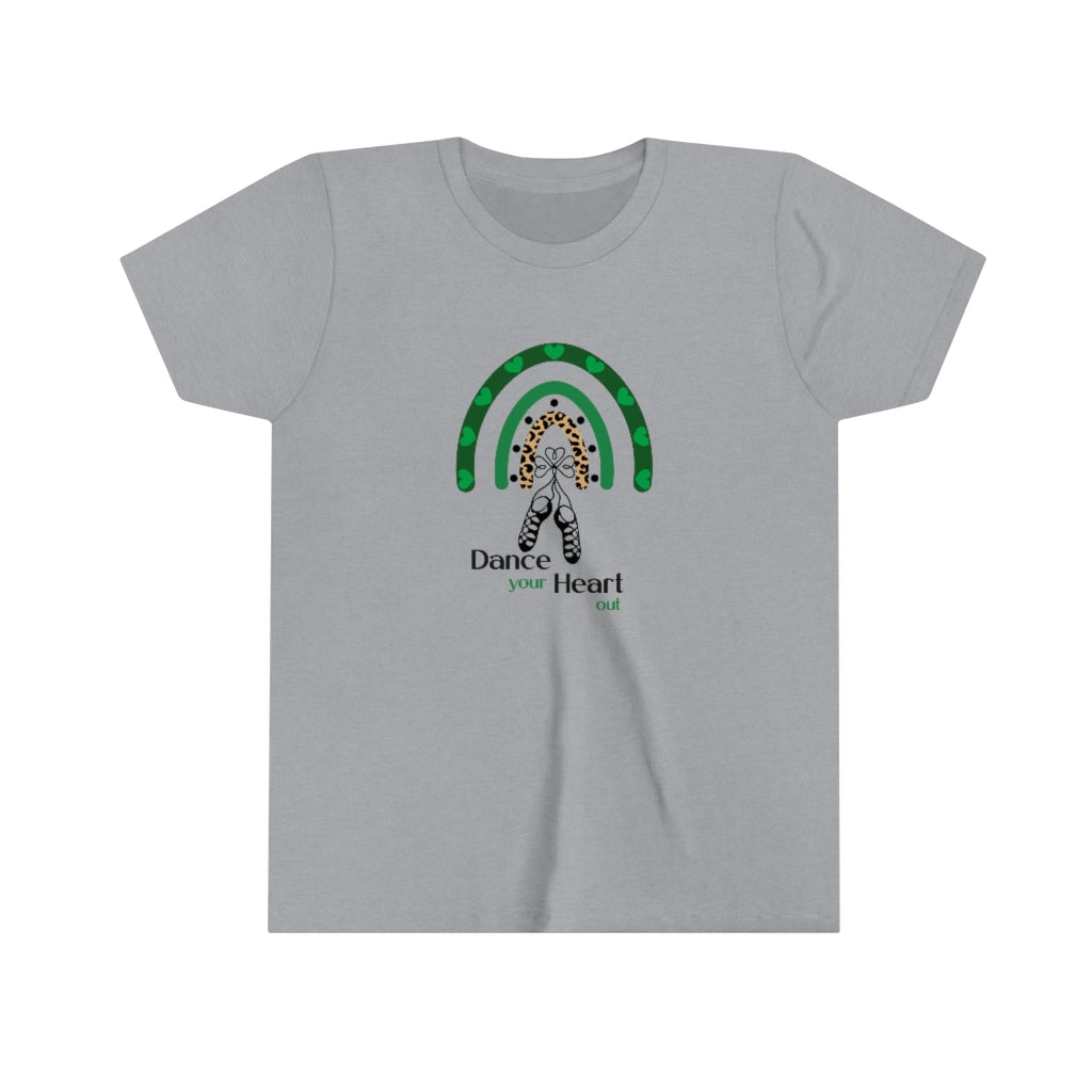 Irish Step Dance Your Heart Out Youth Short Sleeve Tee