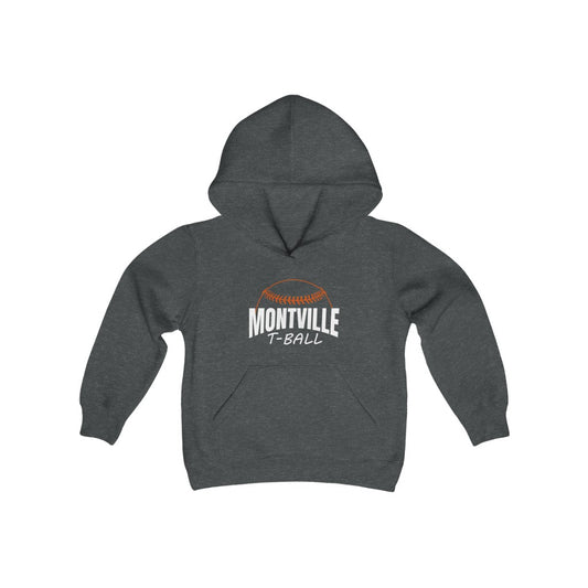 Montville Tee Ball Youth Heavy Blend Hooded Sweatshirt