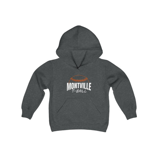 Montville Tee Ball Youth Heavy Blend Hooded Sweatshirt