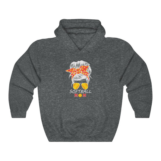Softball Mom Unisex Heavy Blend™ Hooded Sweatshirt