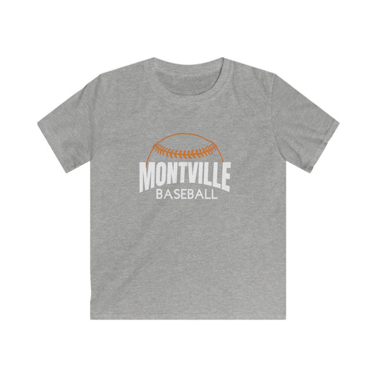 Montville Baseball Kids Softstyle Tee