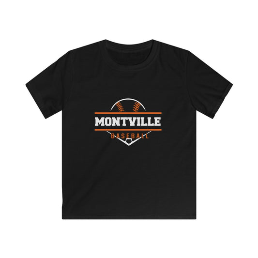 Montville Baseball Kids Softstyle Tee