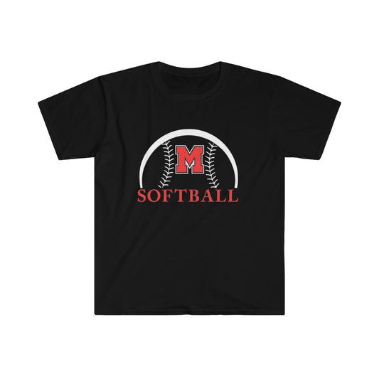 Montville Softball Unisex Softstyle T-Shirt