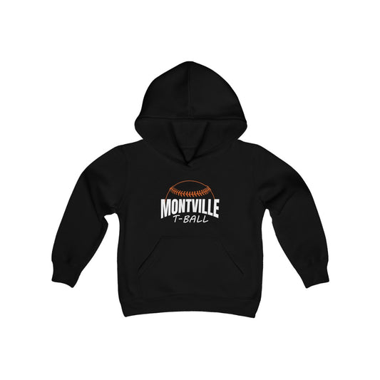 Montville Tee Ball Youth Heavy Blend Hooded Sweatshirt