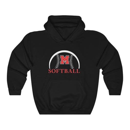 Montville Softball Unisex Heavy Blend™ Hooded Sweatshirt