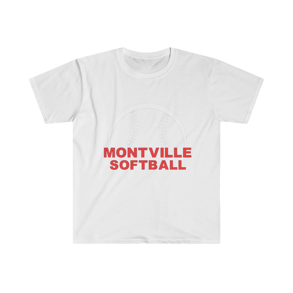 Montville Softball Unisex Softstyle T-Shirt