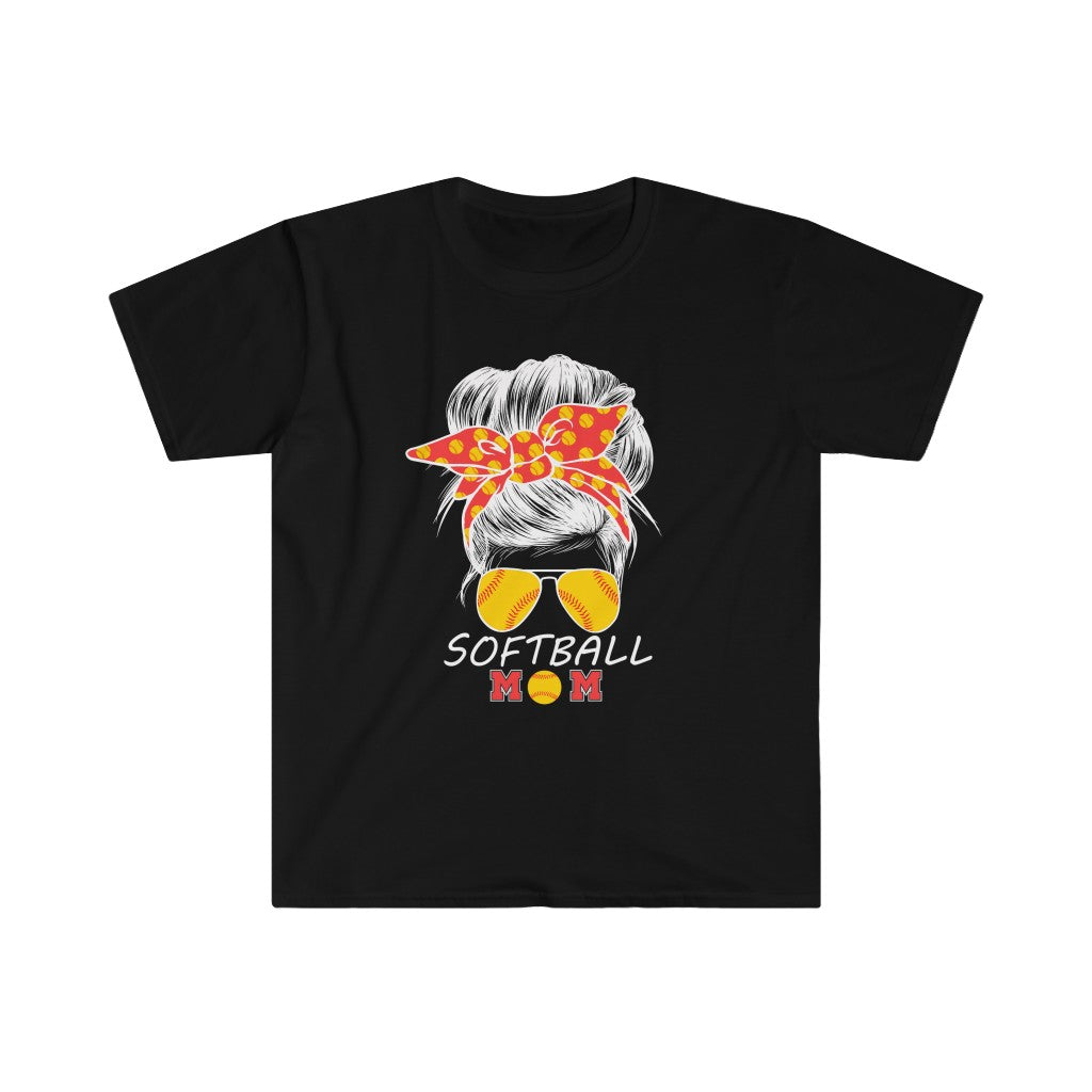 Softball Mom Unisex Softstyle T-Shirt