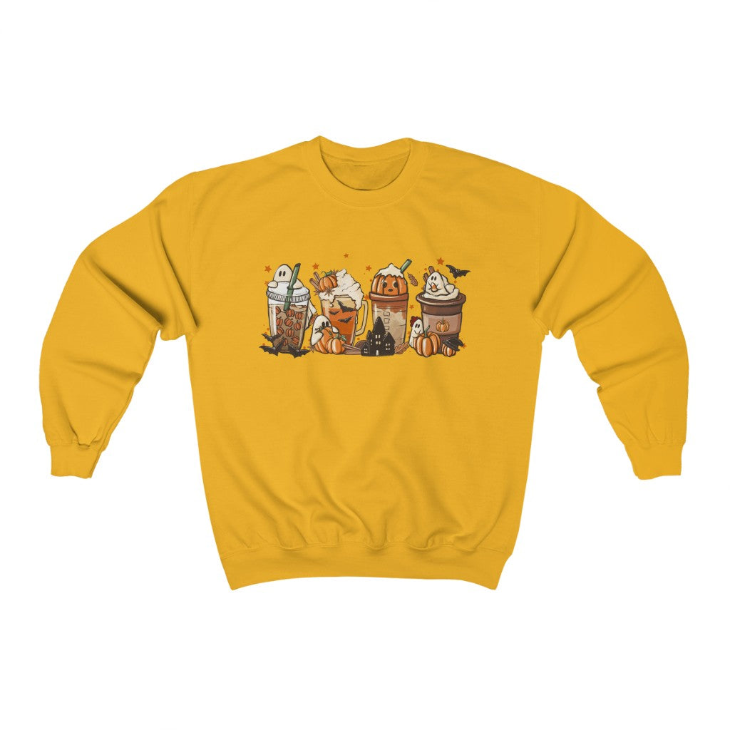 Halloween Coffee Unisex Heavy Blend™ Crewneck Sweatshirt