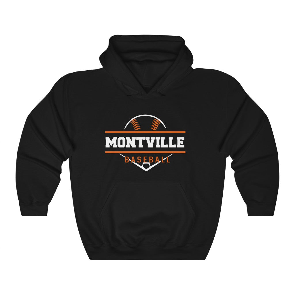 Montville Baseball Unisex Heavy Blend™ Hooded Sweatshirt