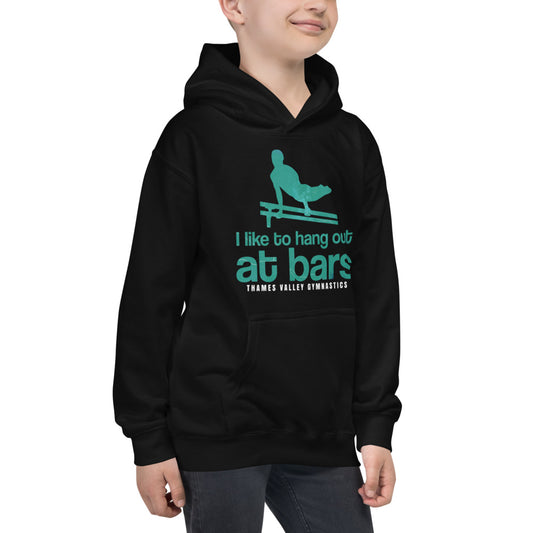 Thames I like to hang out at bars Kids Hoodie