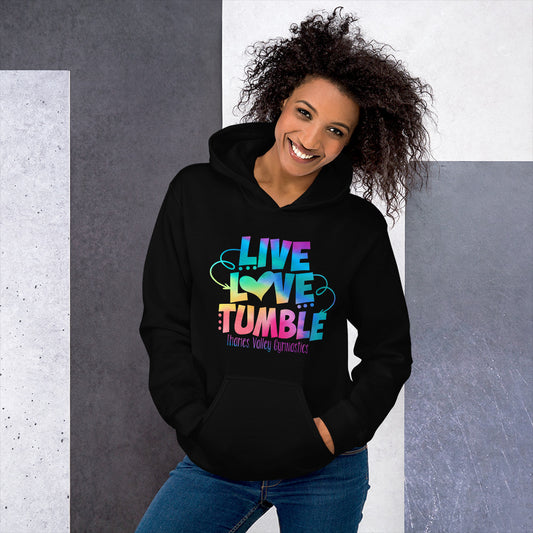 Thames Live Love Rainbow Adult Unisex Hoodie